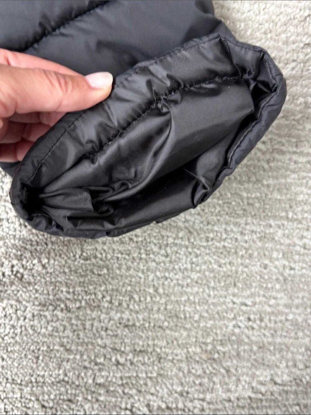 Kids Black Quilted Puffer Pull on Snow Pants - Insulated